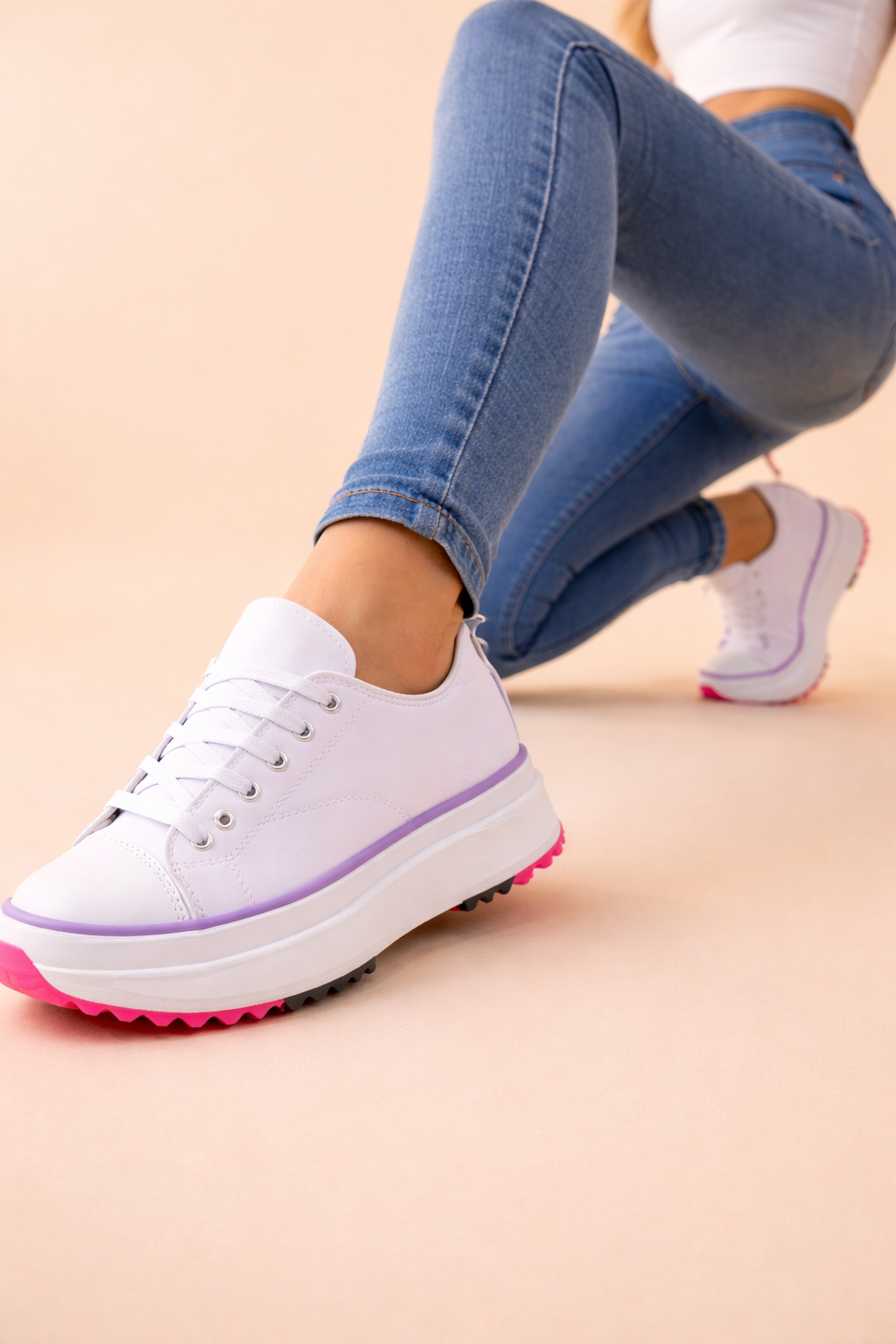 Women's Trendy High-Top Sneakers Comfortable Canvas 3