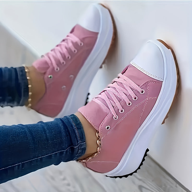 Women's Trendy High-Top Sneakers Comfortable Canvas 5