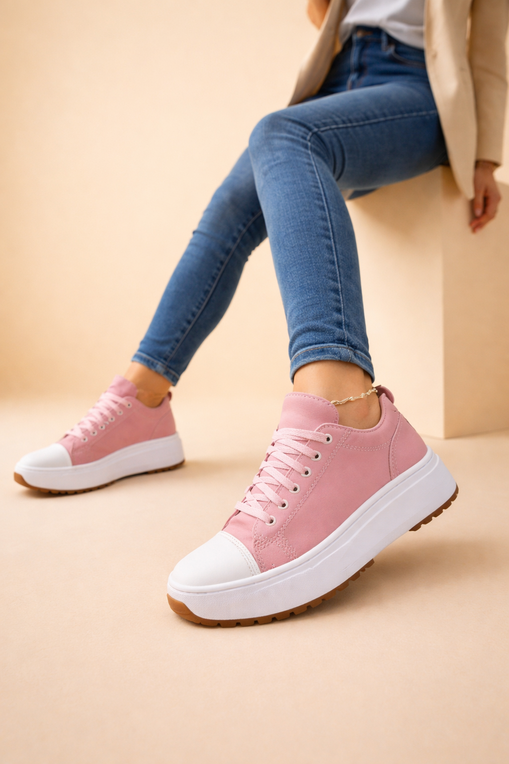 Women's Trendy High-Top Sneakers Comfortable Canvas 5