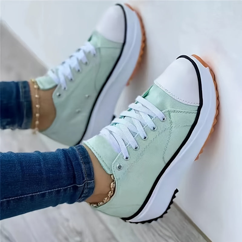 Women's Trendy High-Top Sneakers Comfortable Canvas 6