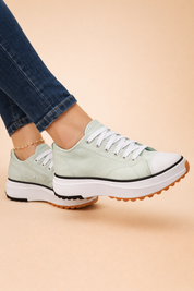 Women's Trendy High-Top Sneakers Comfortable Canvas 6