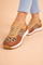 Women's Trendy Lace-Up Sneakers Comfortable Fabric 0