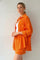 Women’s Two-Piece Set with Oversized Blouse and Adjustable High-Rise Shorts 5