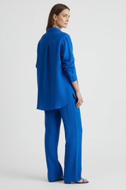 Women's Two Piece Set - Button Shirt & Straight Trousers - Chic Matching Sets Women for Casual & Professional Wear 3