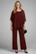 Women’s Two Piece Set Asymmetrical Top with Wide Leg Trousers Casual Outfit 8