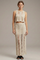 Women’s Two Piece Set Crop Top and Side Slit Maxi Skirt Summer Outfit 0