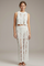 Women’s Two Piece Set Crop Top and Side Slit Maxi Skirt Summer Outfit 6