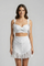 Women’s Two Piece Set Strap Top and Lace Mini Skirt Summer Outfit 5