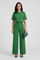 Women’s Two Piece Set with Short Sleeve Top and Wide Leg Trousers for Summer 6