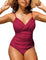 Women's V-neck swimsuit 11
