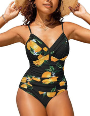 Women's V-neck swimsuit 12
