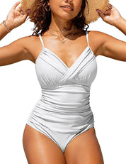 Women's V-neck swimsuit 9