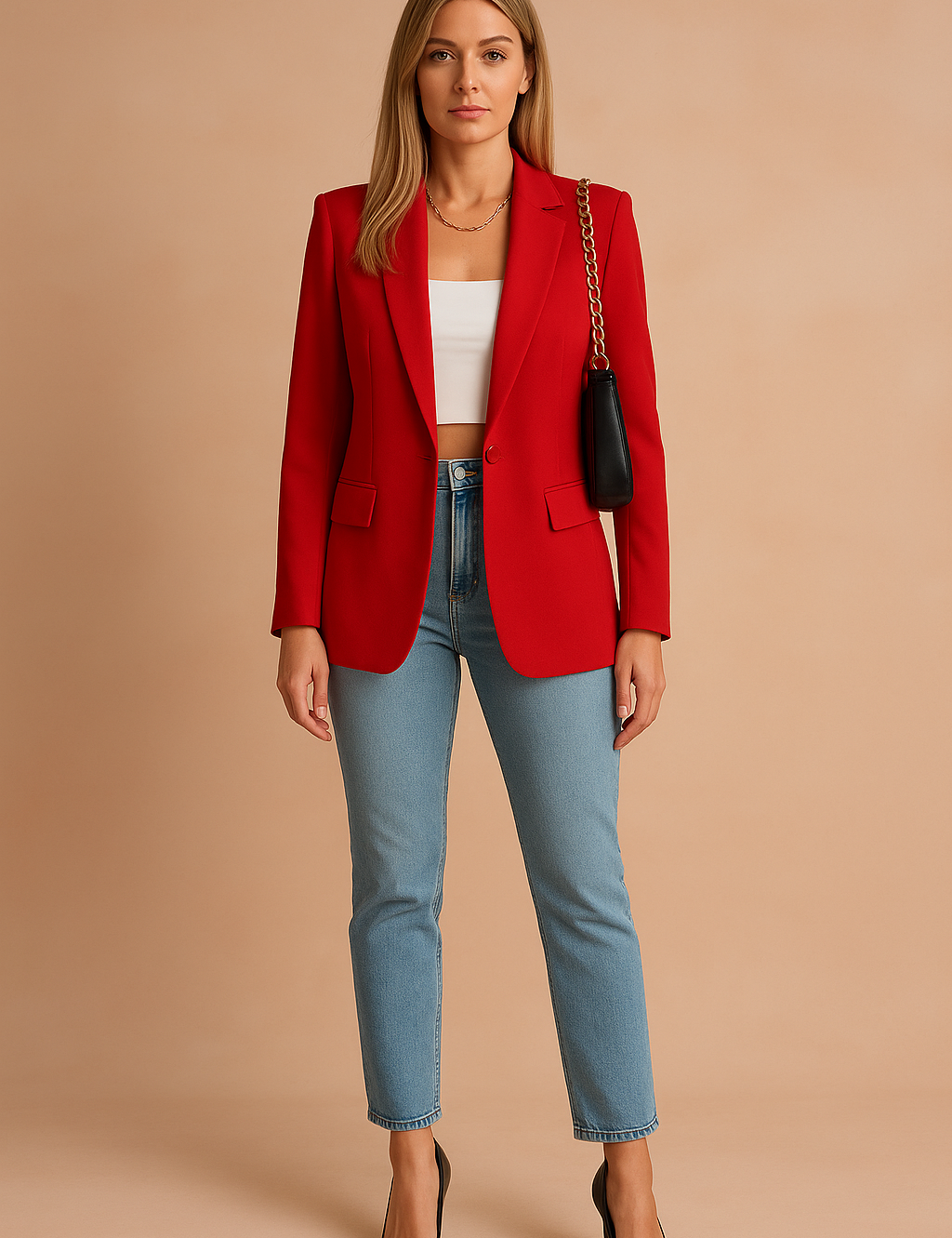 Women's Versatile Blazer Lightweight Fabric for Everyday Wear 5