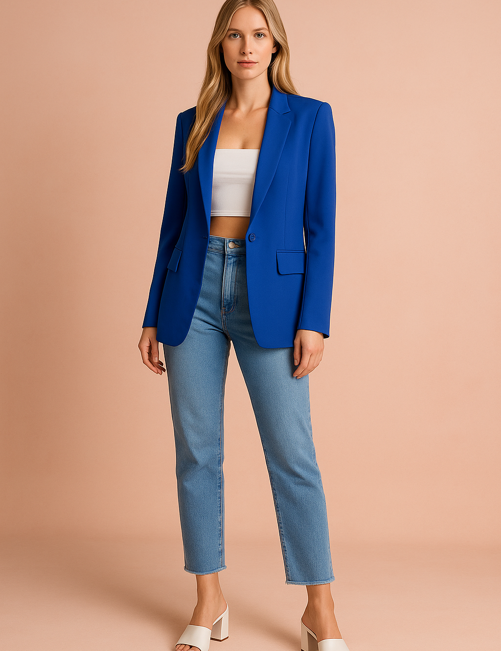 Women's Versatile Blazer Lightweight Fabric for Everyday Wear 6