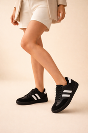 Women's Walking Shoes for Women Comfortable Faux Leather and Mesh Trainers 4