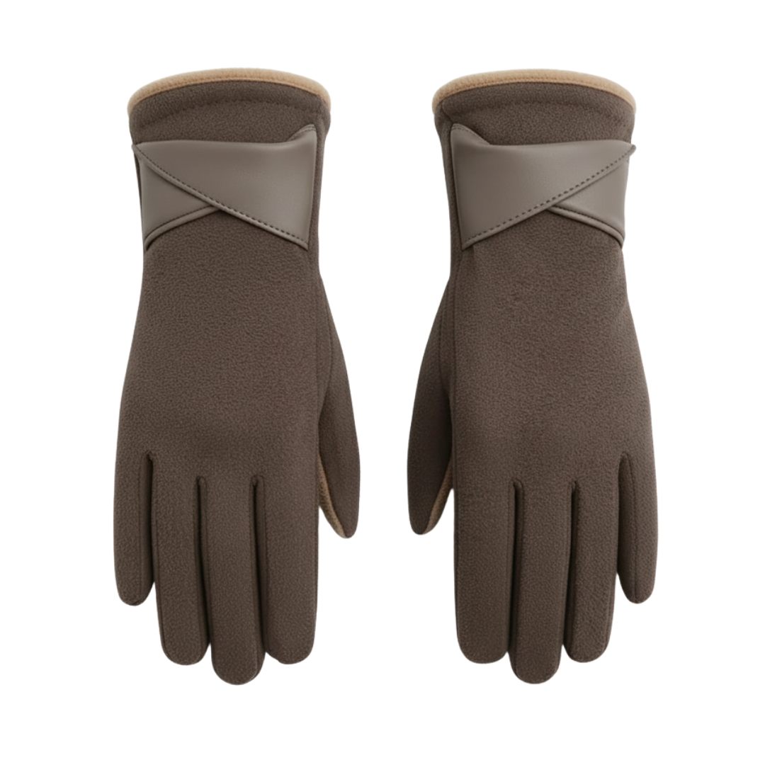Women's Winter Gloves with Fleece Lining, Touchscreen, Adjustable Fit - Cozy Ladies Winter Gloves for Cold Weather 1