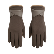 Women's Winter Gloves with Fleece Lining, Touchscreen, Adjustable Fit - Cozy Ladies Winter Gloves for Cold Weather 1