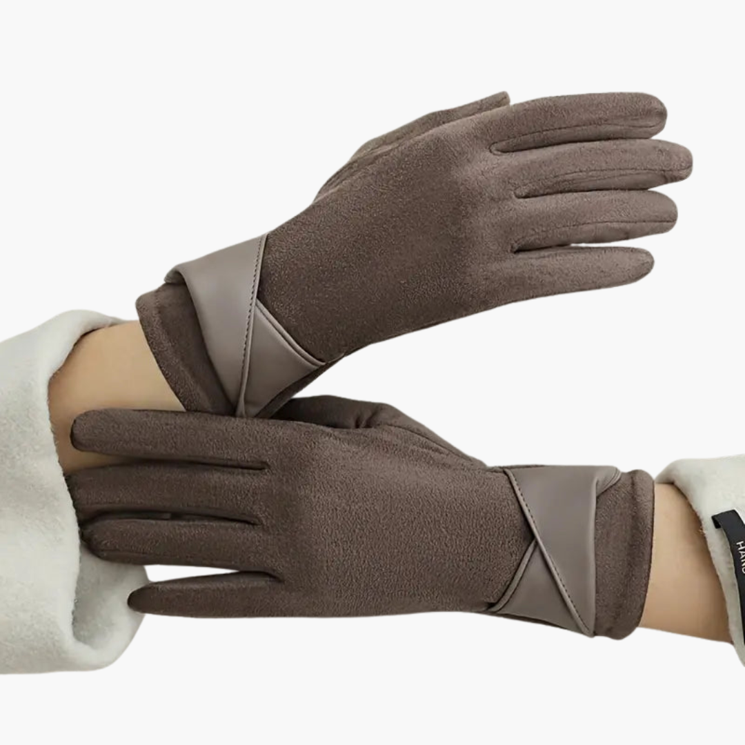 Women's Winter Gloves with Fleece Lining, Touchscreen, Adjustable Fit - Cozy Ladies Winter Gloves for Cold Weather 2