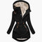 Women's Winter Parka with Lined Hood and Adjustable Waist for Cold Weather 0