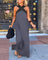Womens Summer Maxi Dress - Elegant Crossed Design for Effortless Style and Comfort 2