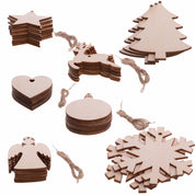 Wooden Christmas Tree Hanging Pendant Set 1