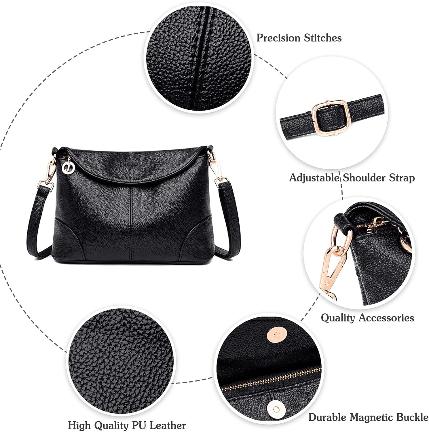Zara | Stylish and Secure Anti-Theft Crossbody Bag 6