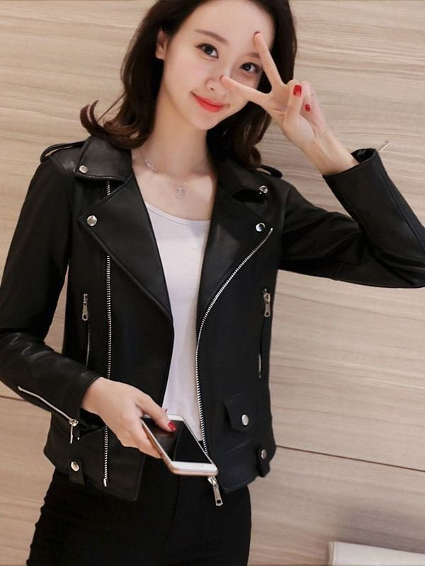 Lauren | Classic Moto-Style Women’s Fitted Jacket