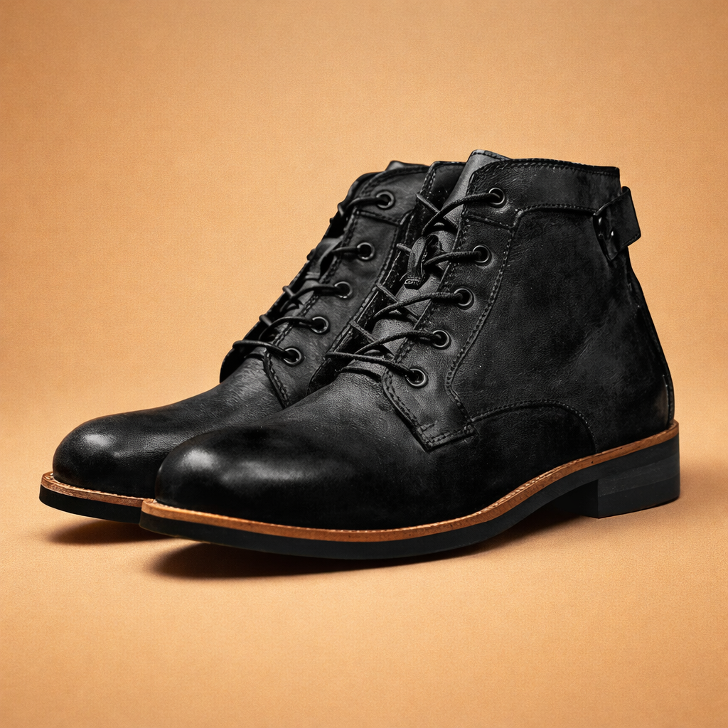Harrison | Smart Lace-Up Ankle Boots for Modern Gentleman Style