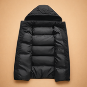 Ronan | Men's Hooded Quilted Puffer Vest with Front Zip
