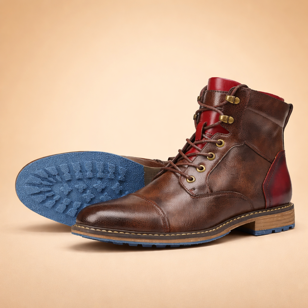 Theodore | Smart Lace-Up Utility Boots for Confident Everyday Wear