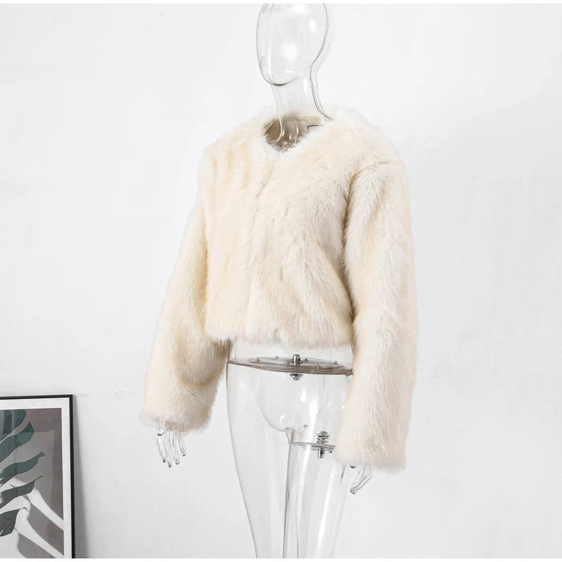 Women's Winter Coat Faux Fur Elegant Warmth
