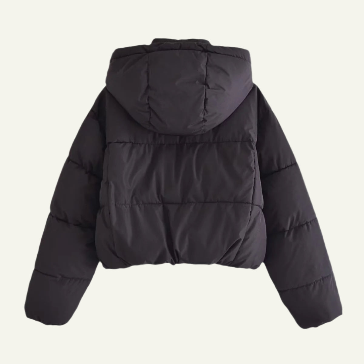 Women's Black Puffer Jacket Lightweight Warm Insulating Winter Coat