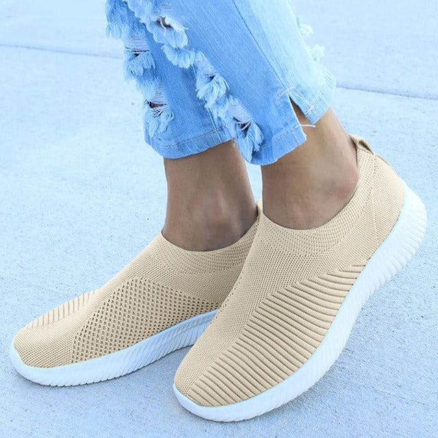 Danuta | Women’s Comfortable Slip-On Sneakers with Breathable All-Day Comfort