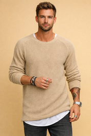 Sebastian | Men's Relaxed Fit Crewneck Knit Sweater