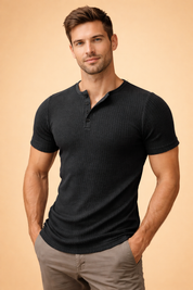 Alfred | Men's Short Sleeve Button-Down T-Shirt
