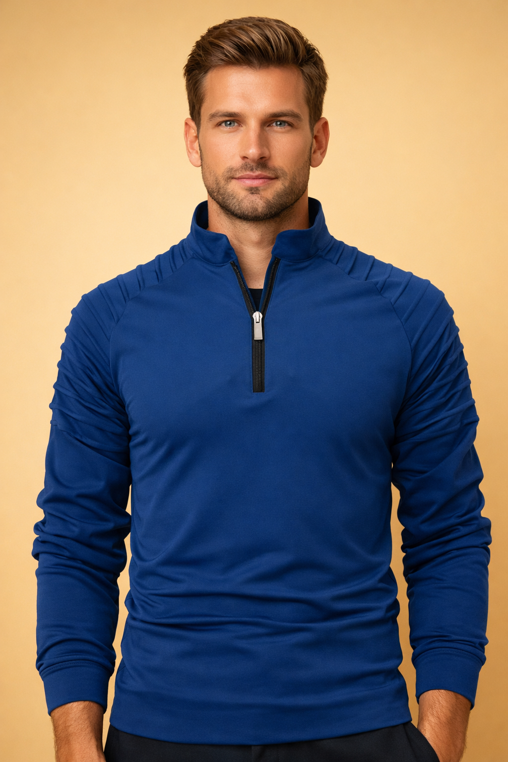 Ryan | Warm Men's Long Sleeve Zipper Sweater