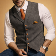Oliver | Men's Classic Fit Button-Down Formal Waistcoat Vest