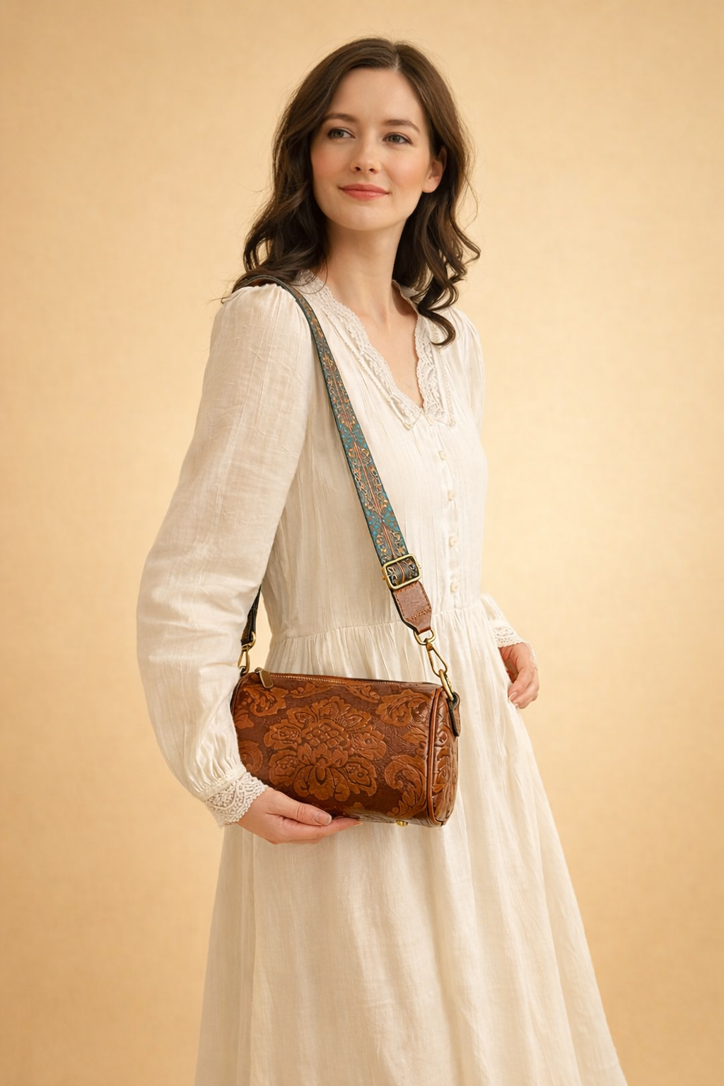 Charlotte | Women’s Vintage Pattern Crossbody Bag