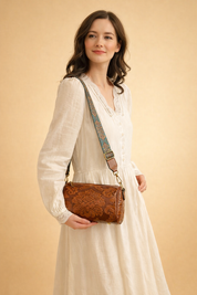 Charlotte | Women’s Vintage Pattern Crossbody Bag