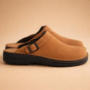 Arthur | Men's Comfortable Slip-On Clogs Leather with Adjustable Strap