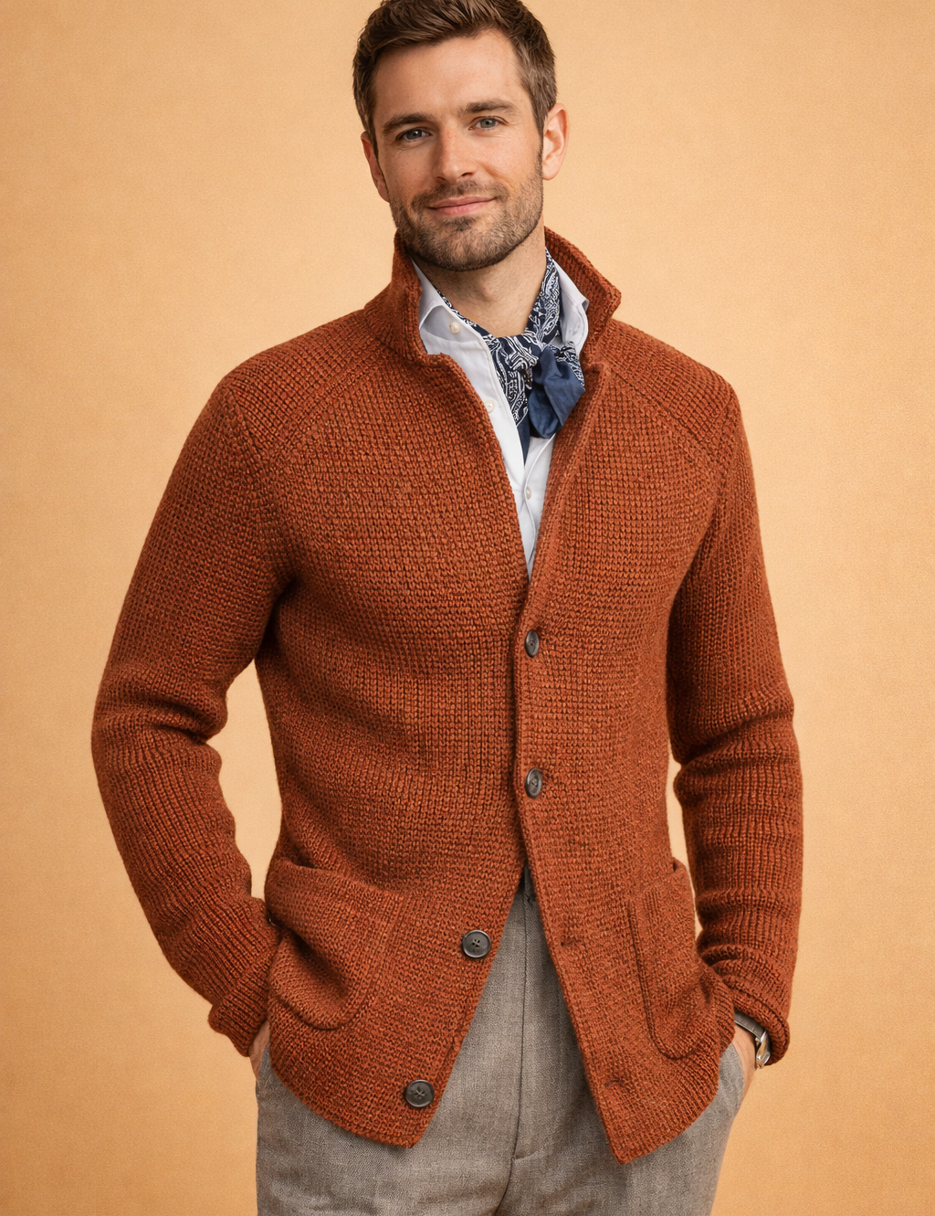Stephen | Button-up Warm cardigan