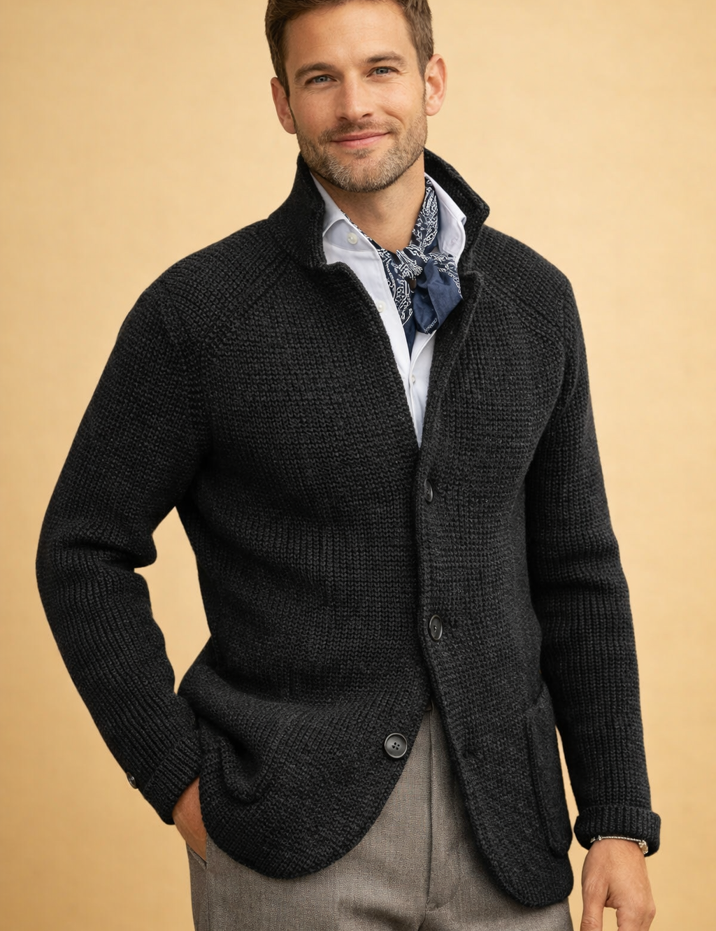Stephen | Button-up Warm cardigan