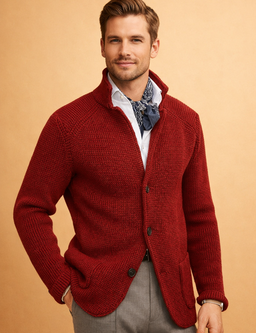 Stephen | Button-up Warm cardigan