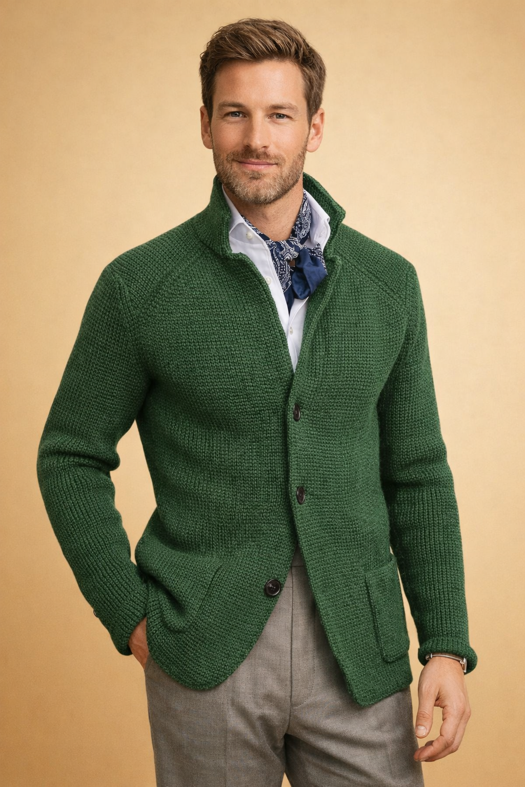Stephen | Button-up Warm cardigan