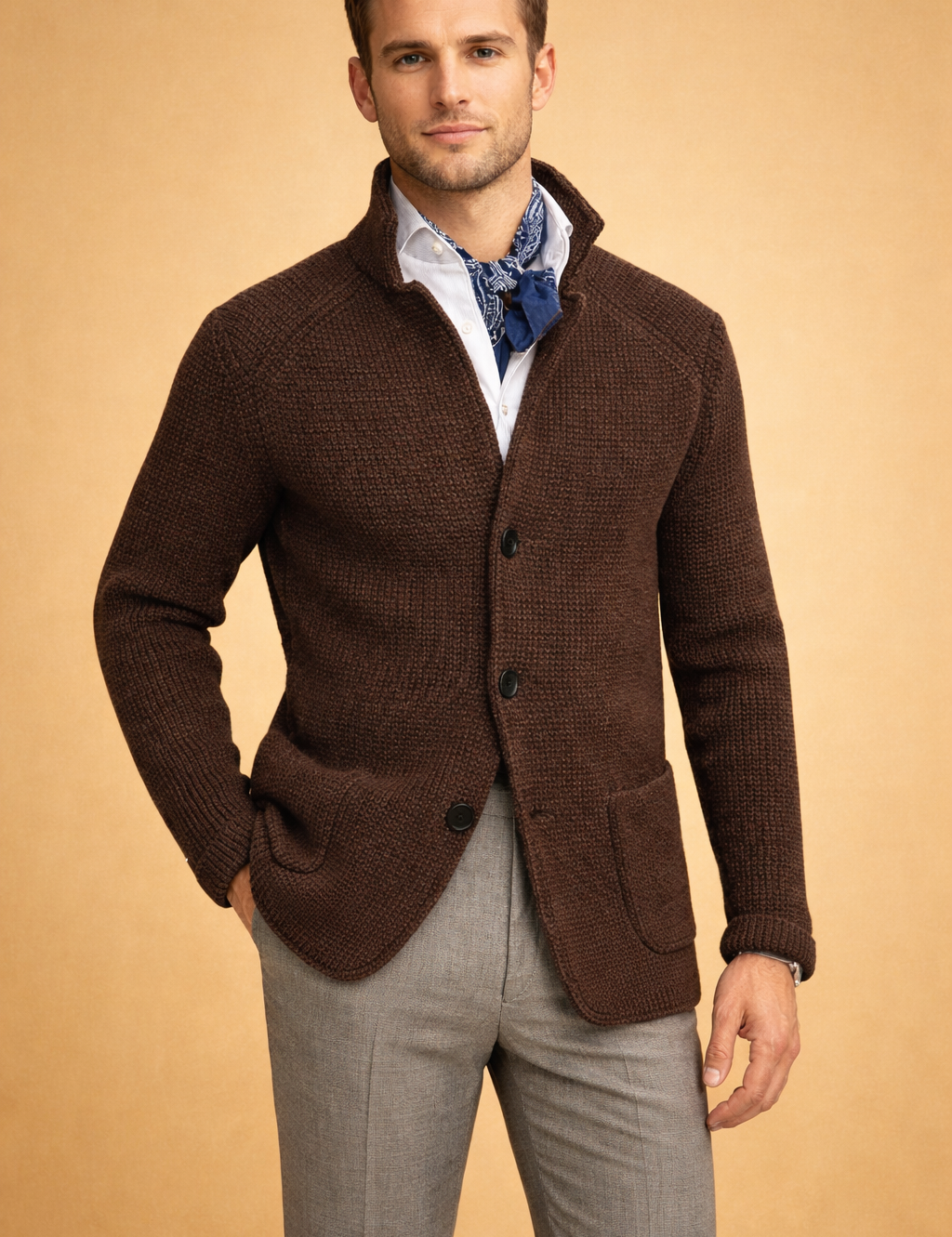 Stephen | Button-up Warm cardigan
