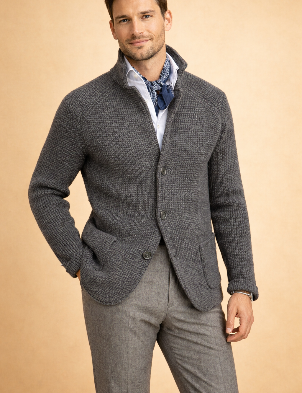 Stephen | Button-up Warm cardigan