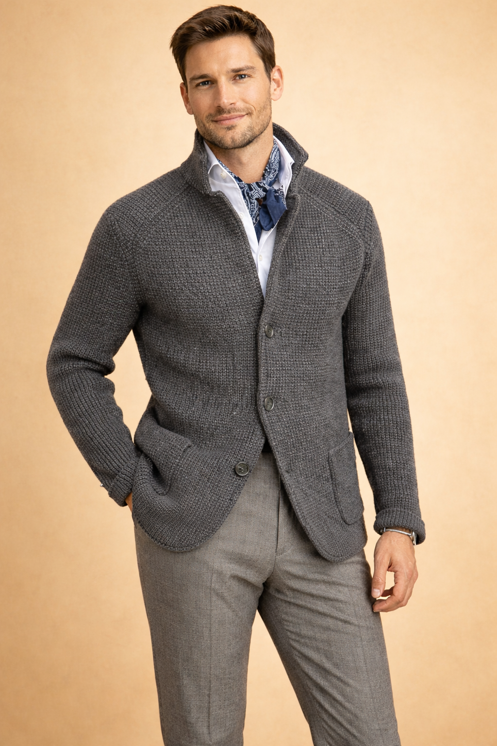 Stephen | Button-up Warm cardigan