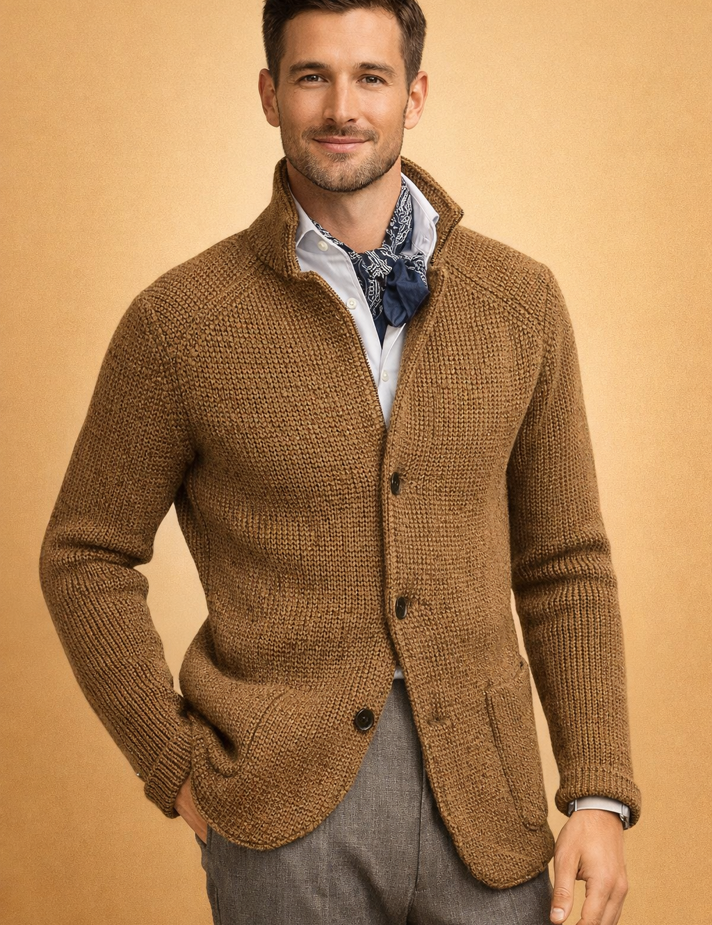 Stephen | Button-up Warm cardigan