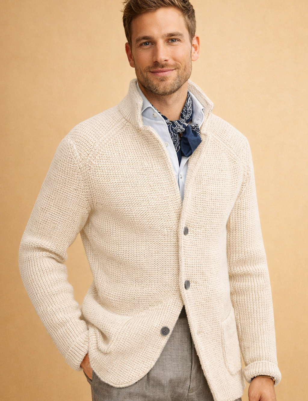 Stephen | Button-up Warm cardigan
