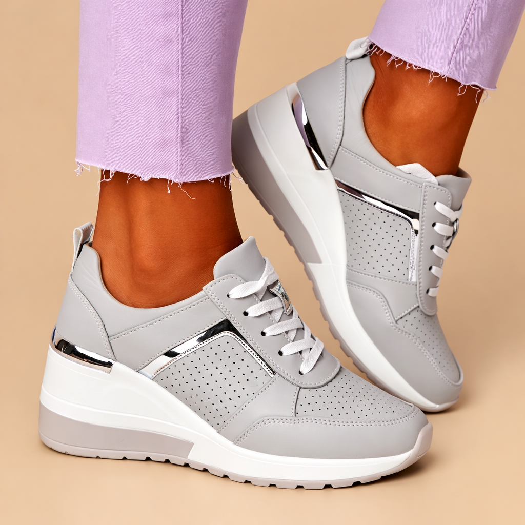 Beata | Women’s Casual Lace-Up Sneakers with Soft All-Day Comfort
